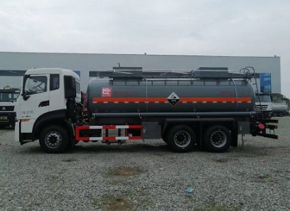 國六東風天龍后八輪腐蝕性物品罐式運輸車圖片 國六東風天龍后八輪腐蝕性物品罐式運輸車圖片